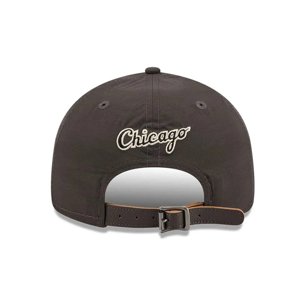 Chicago White Sox MLB Nylon Black Retro Crown 9FIFTY Adjustable Cap - Image 2