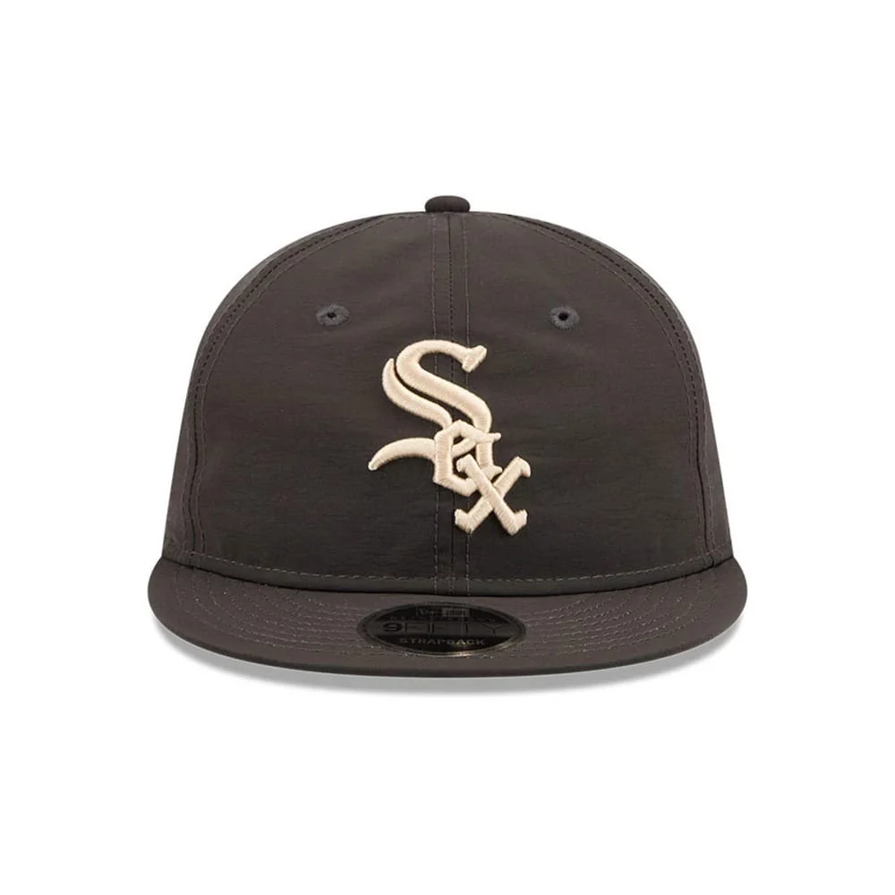Chicago White Sox MLB Nylon Black Retro Crown 9FIFTY Adjustable Cap - Image 3