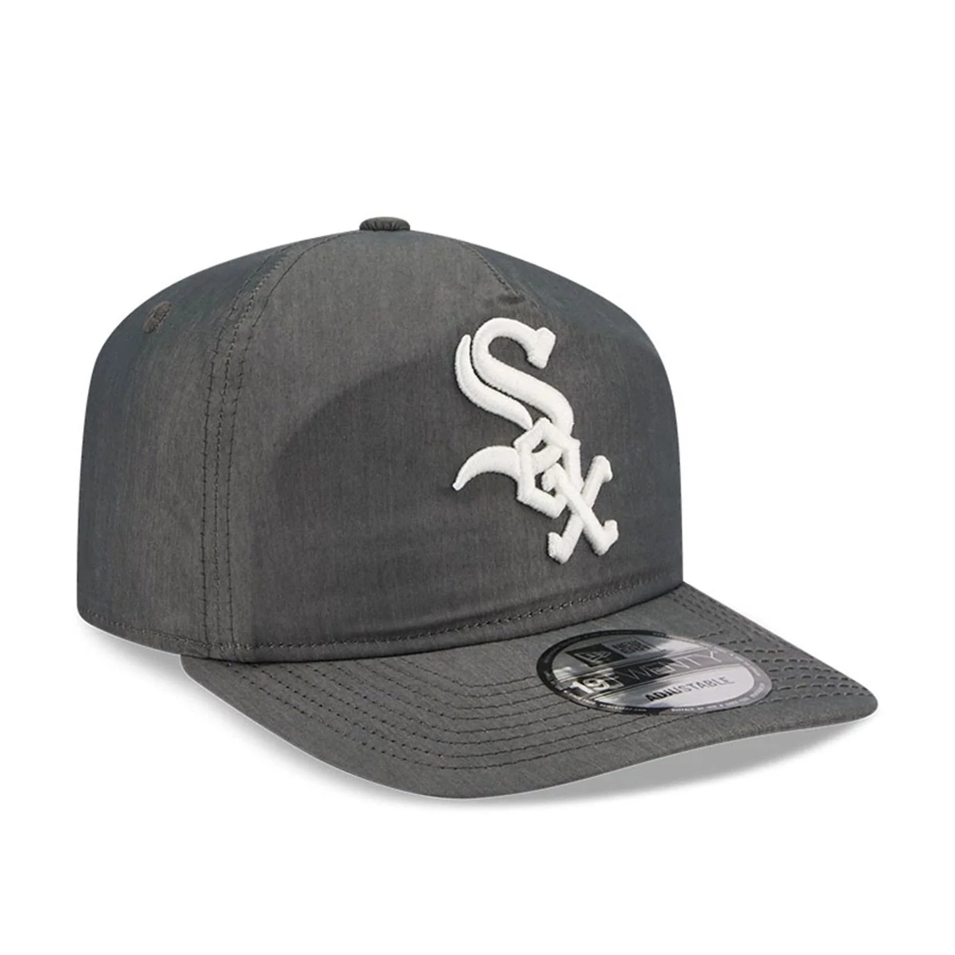 Chicago White Sox MLB Nylon Open Grey 19TWENTY Adjustable Cap - Image 4