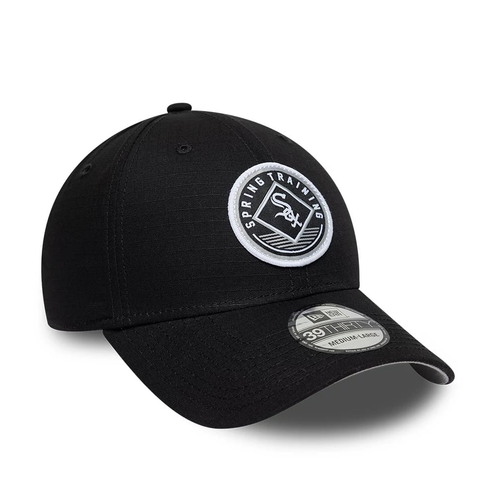 Chicago White Sox MLB Ripstop Black 39THIRTY Stretch Fit Cap - Image 4