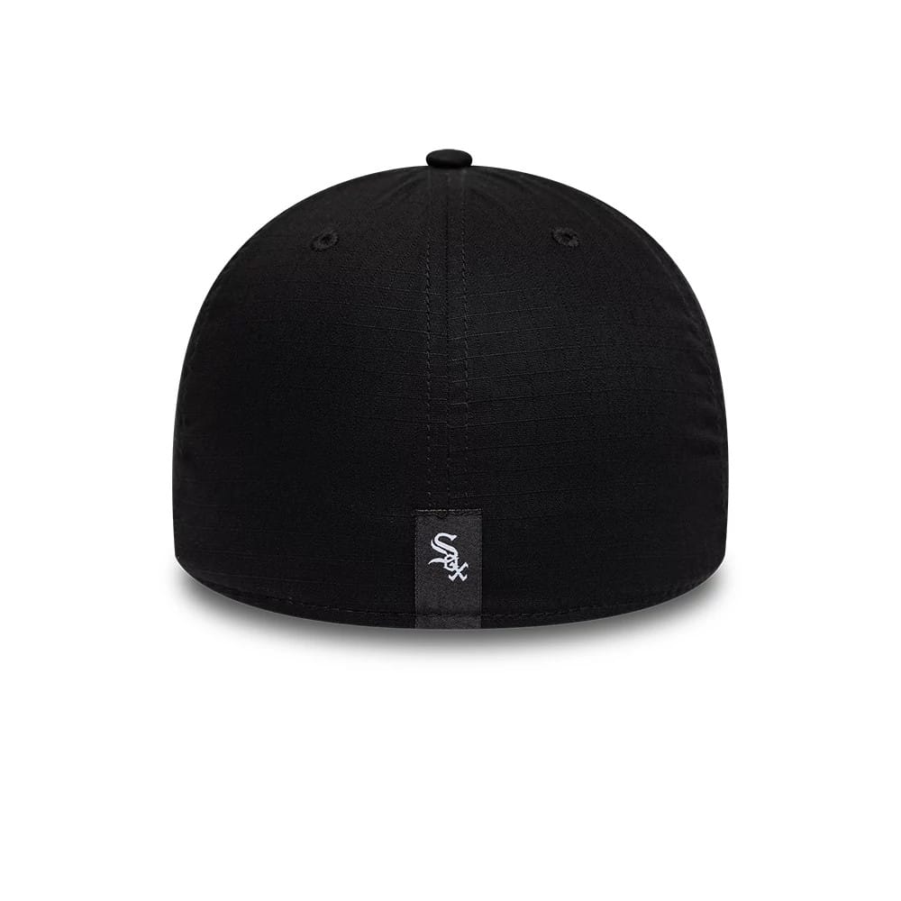Chicago White Sox MLB Ripstop Black 39THIRTY Stretch Fit Cap - Image 5