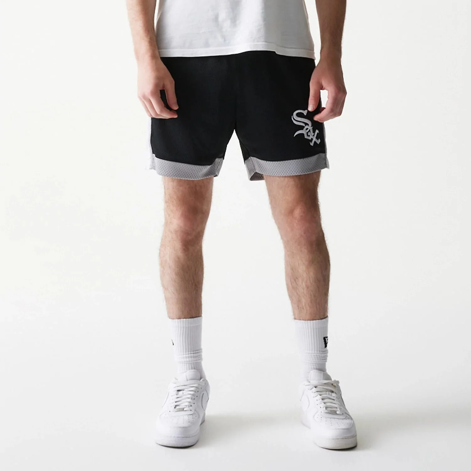 Chicago White Sox MLB Sport Classic Black Shorts - Image 7