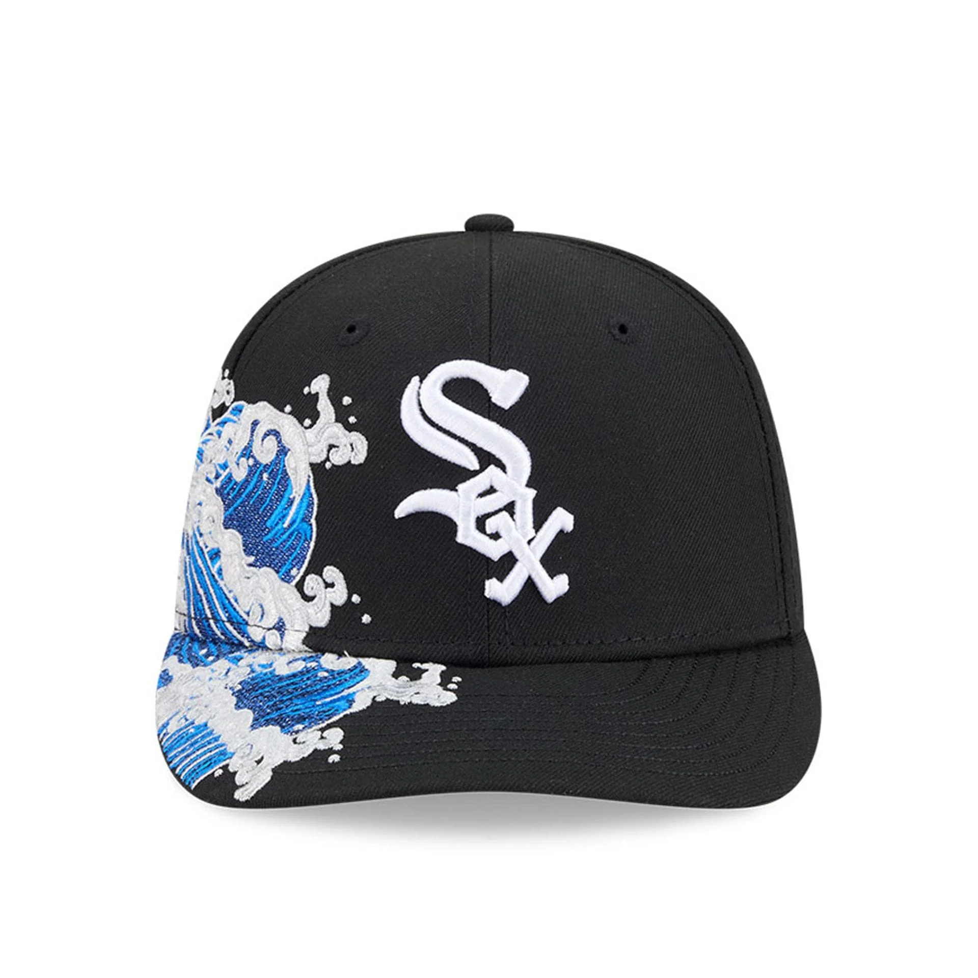 Chicago White Sox MLB Vissurf Black 9FIFTY Snapback Adjustable Cap - Image 3
