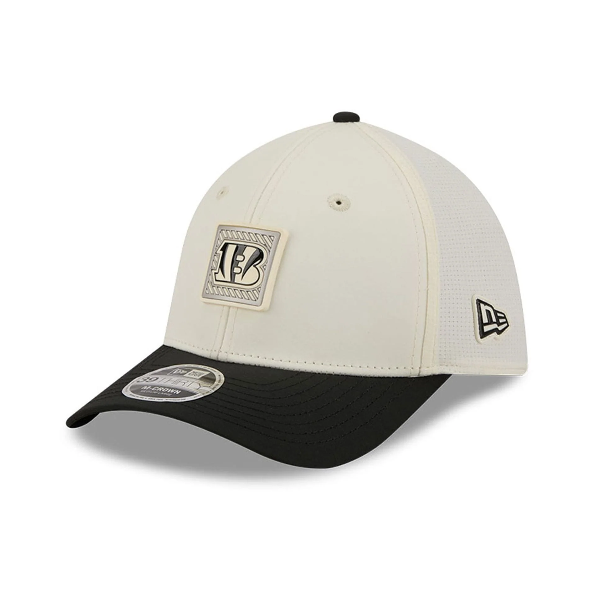 Cincinnati Bengals NFL Training 2026 White 39THIRTY M-Crown Stretch Fit Cap - Image 3