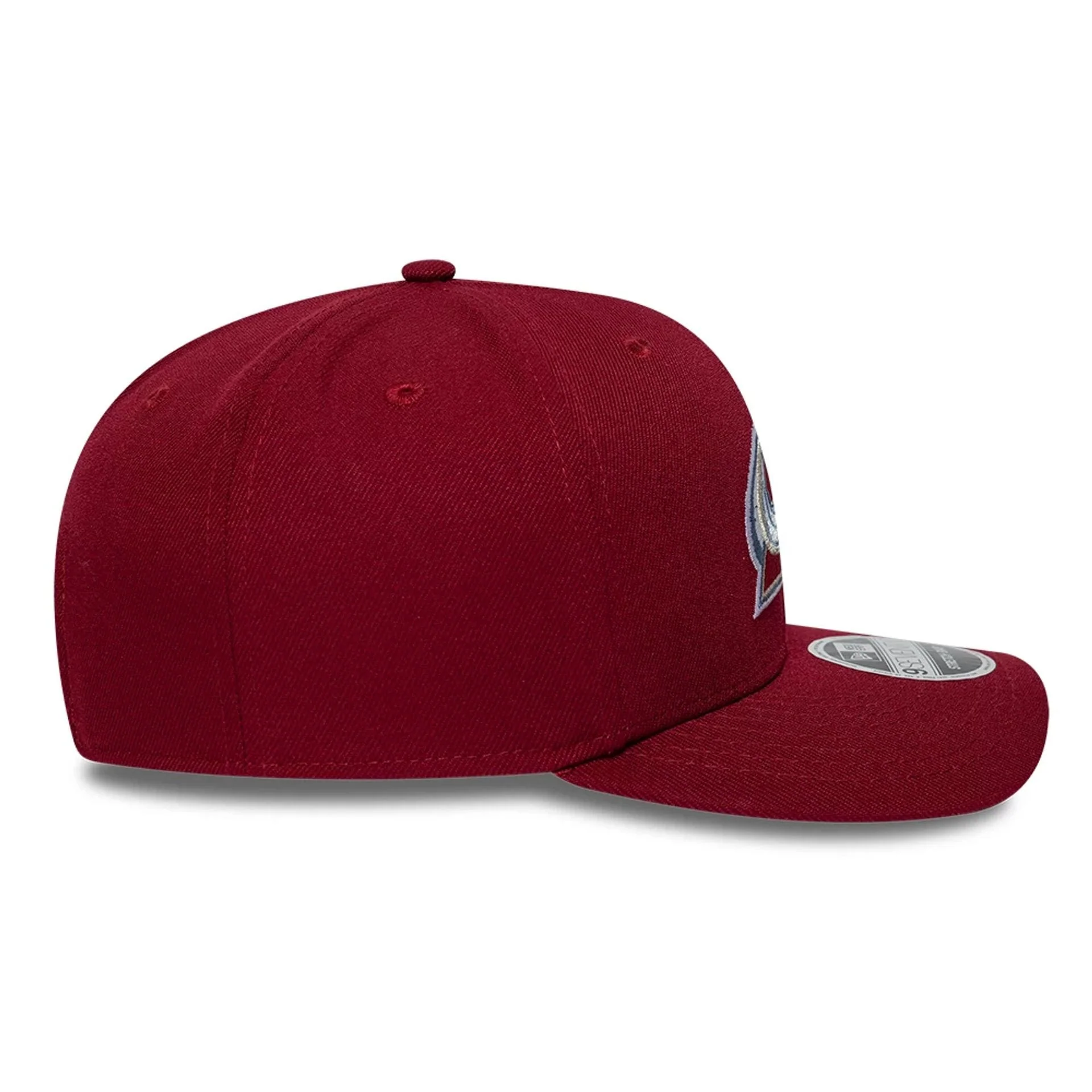 Colorado Avalanche NHL Team Dark Red 9SEVENTY Stretch Snap Adjustable Cap - Image 7