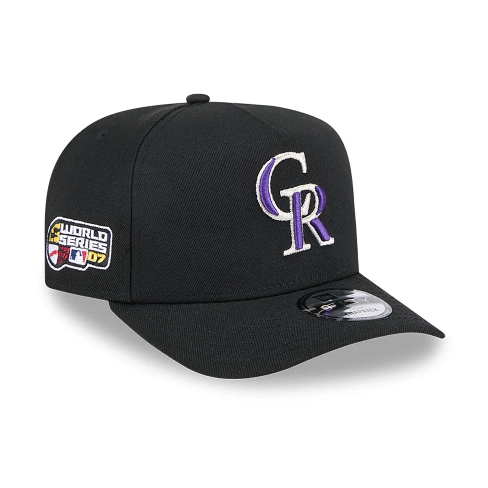 Colorado Rockies MLB Evergreen Black 9FIFTY A-Frame Snapback Adjustable Cap