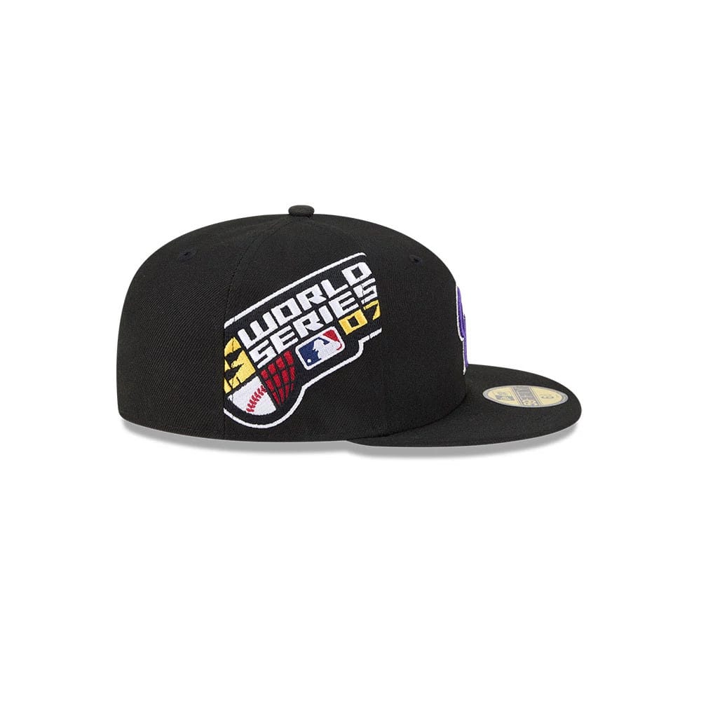 Colorado Rockies MLB Hidden Hit Black 59FIFTY Fitted Cap - Image 5