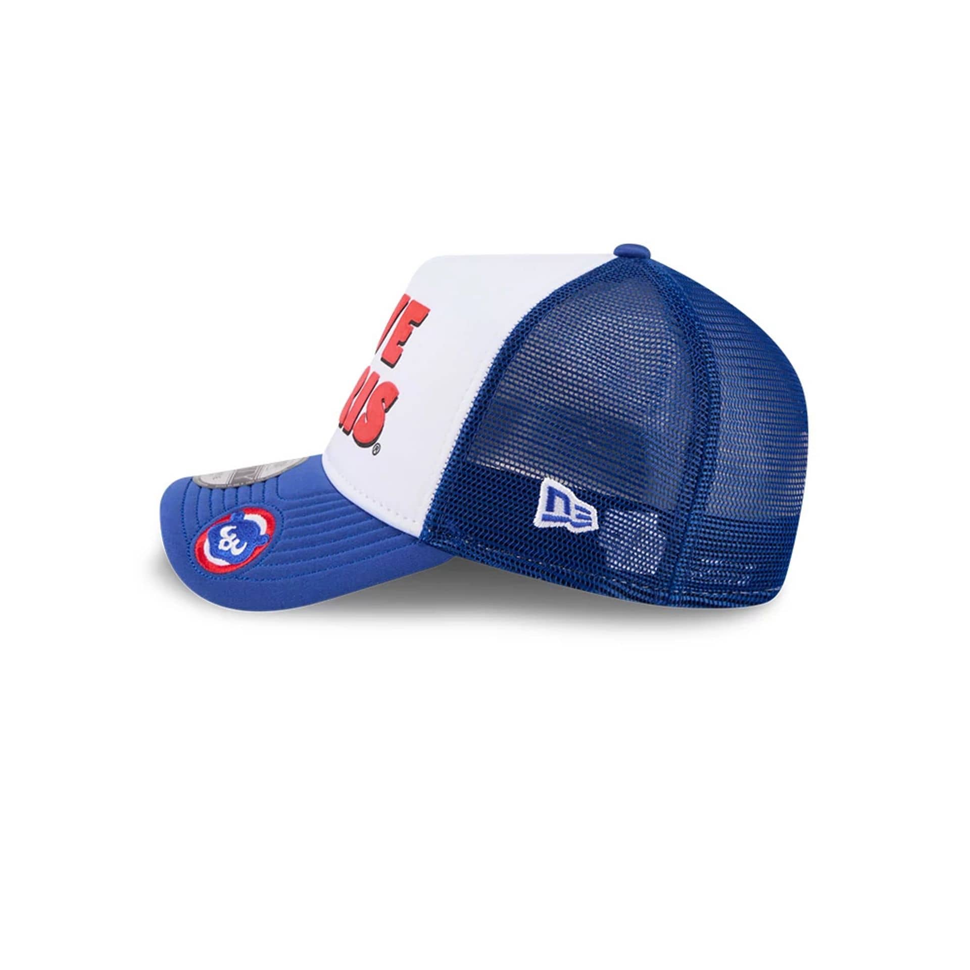 Cubs MLB X Ferris Bueller's Day Off White 9FORTY A-Frame Trucker Adjustable Cap - Image 5