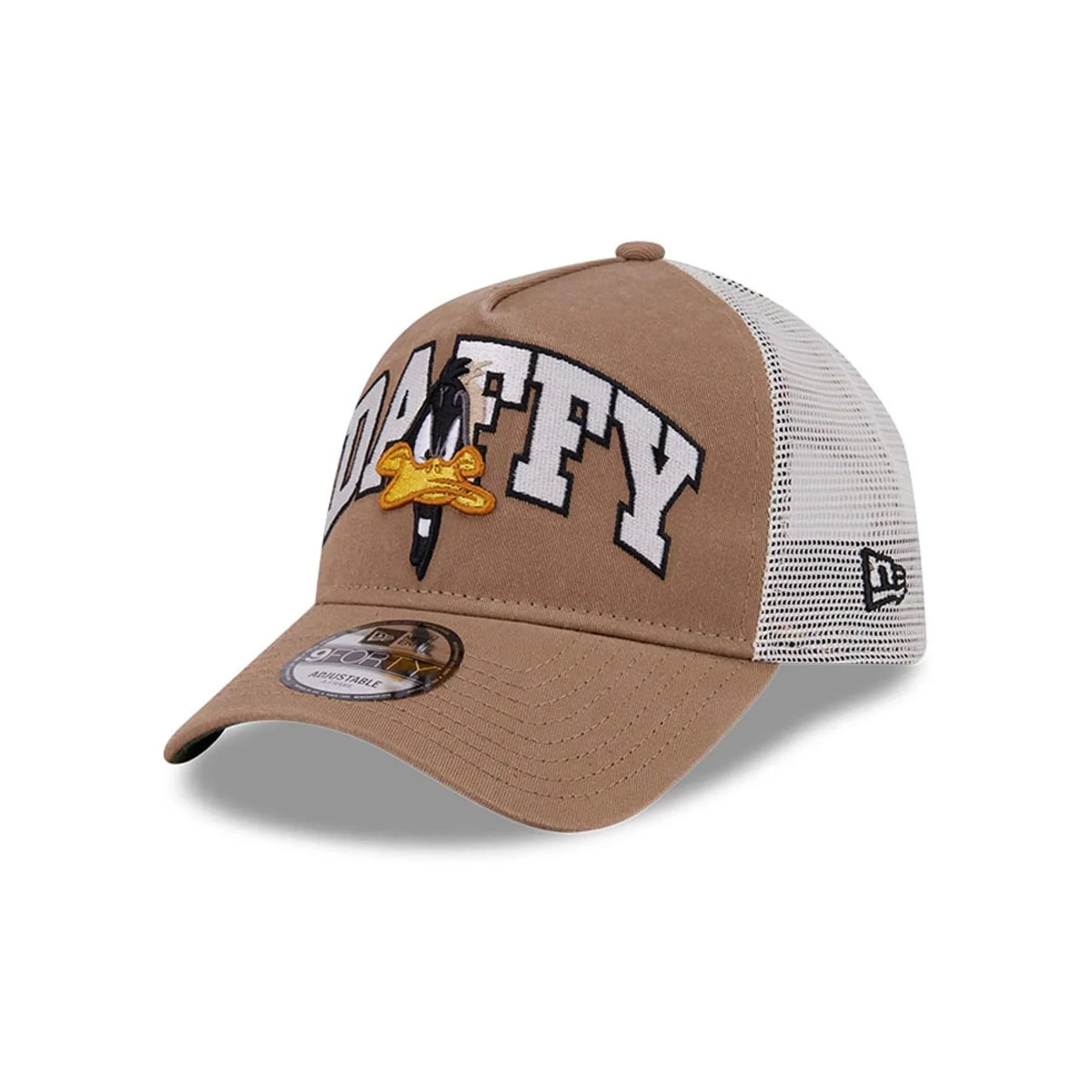 Daffy Duck Arch Looney Tunes Beige 9FORTY A-Frame Adjustable Cap