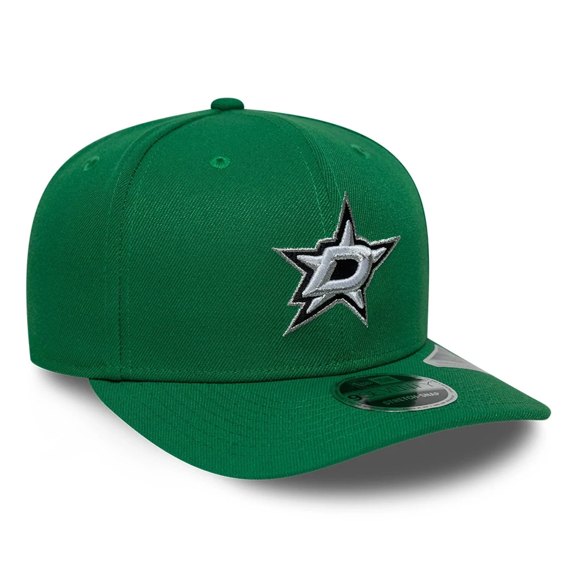 Dallas Stars NHL Team Green 9SEVENTY Stretch Snap Adjustable Cap - Image 4