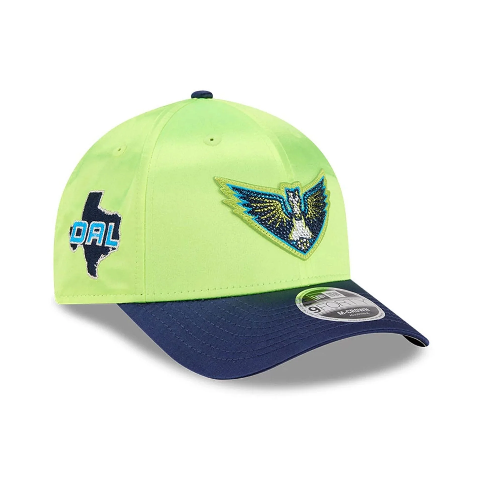 Dallas Wings WNBA Draft 2026 Bright Green 9FORTY M-Crown Adjustable Cap