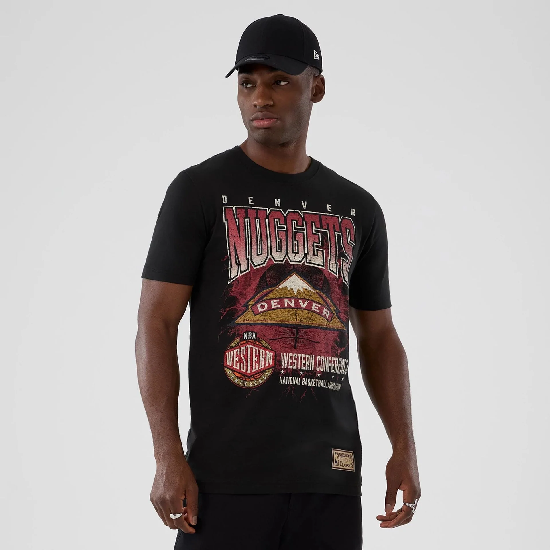 Denver Nuggets NBA Hardwood Classic Black T-Shirt