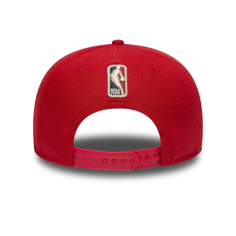Denver Nuggets NBA Hardwood Classic Dark Red 9FIFTY A-Frame Snapback Adjustable Cap - Image 5