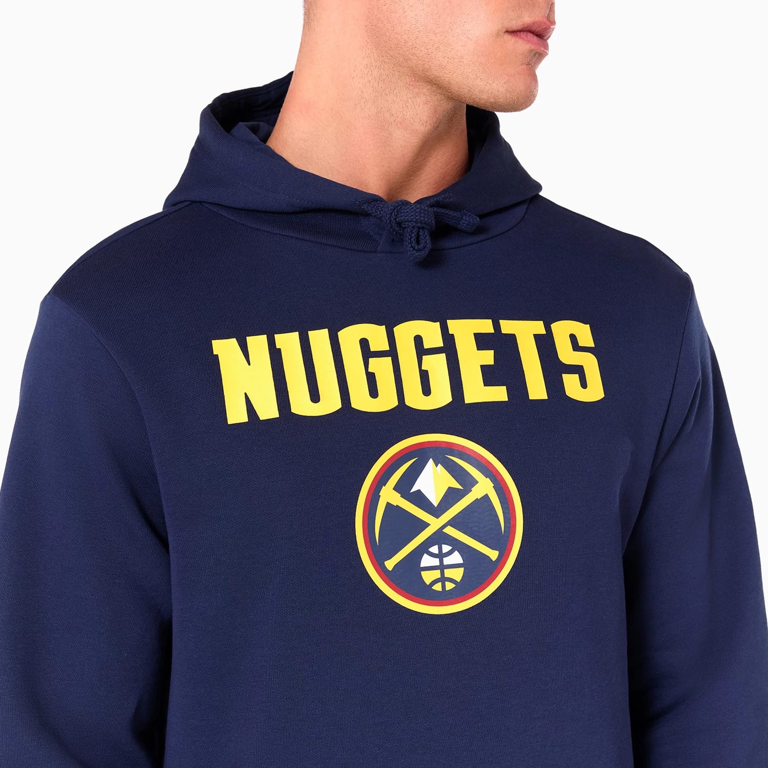 Denver Nuggets NBA Navy Pullover Hoodie - Image 2