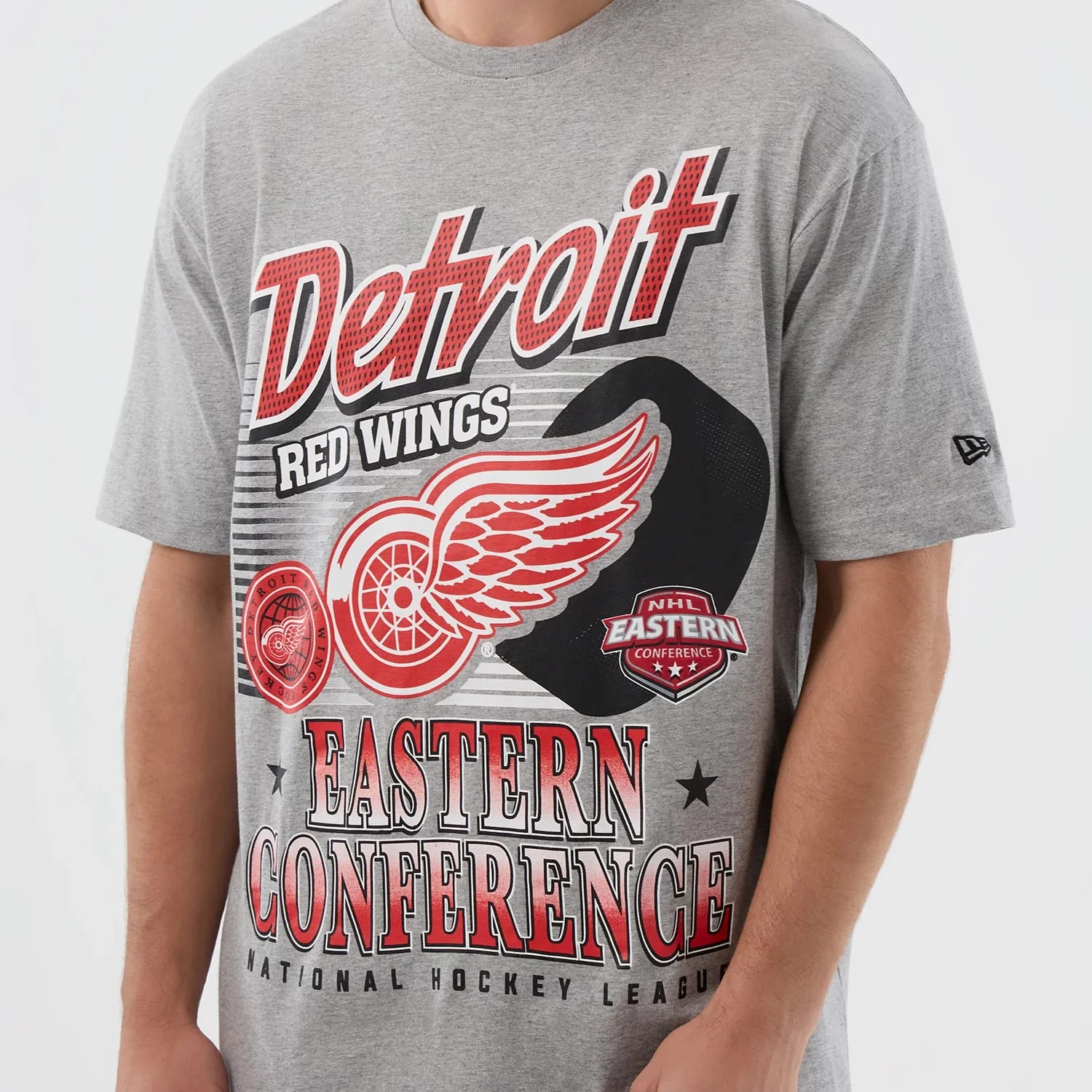 Detroit Red Wings NHL Sport Classic Grey T-Shirt - Image 3