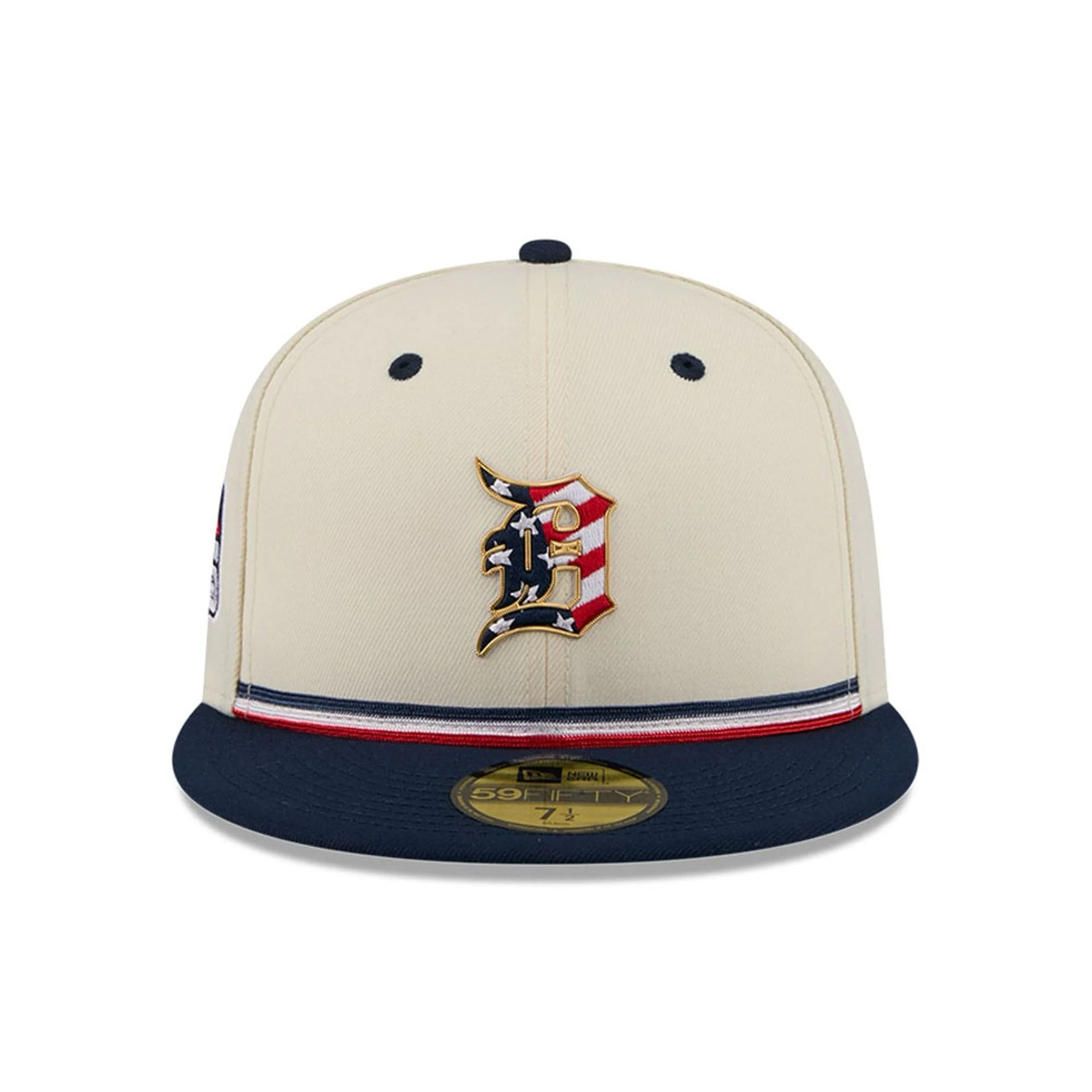 Detroit Tigers MLB 4th Of July 2026 Cream 59FIFTY Fitted Cap - Image 2