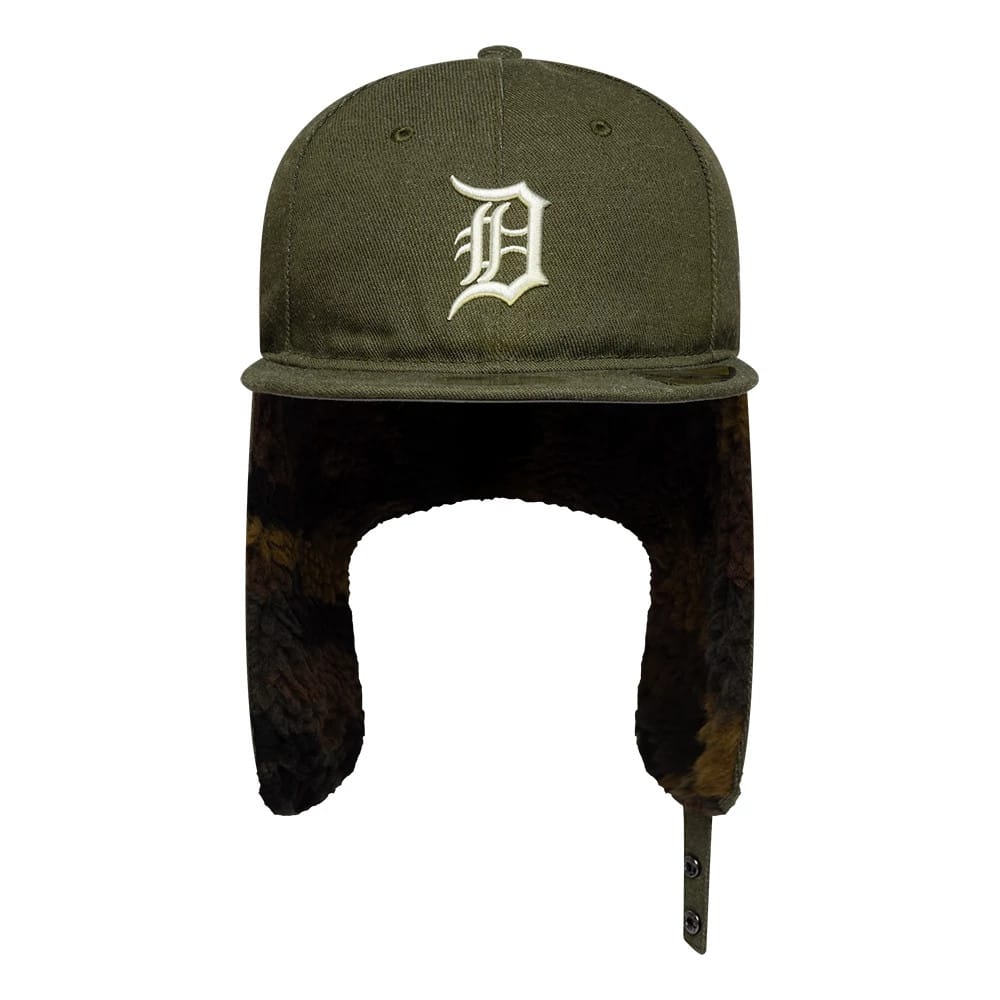 Detroit Tigers MLB Camo Open Green Retro Crown 59FIFTY Fitted Cap - Image 7