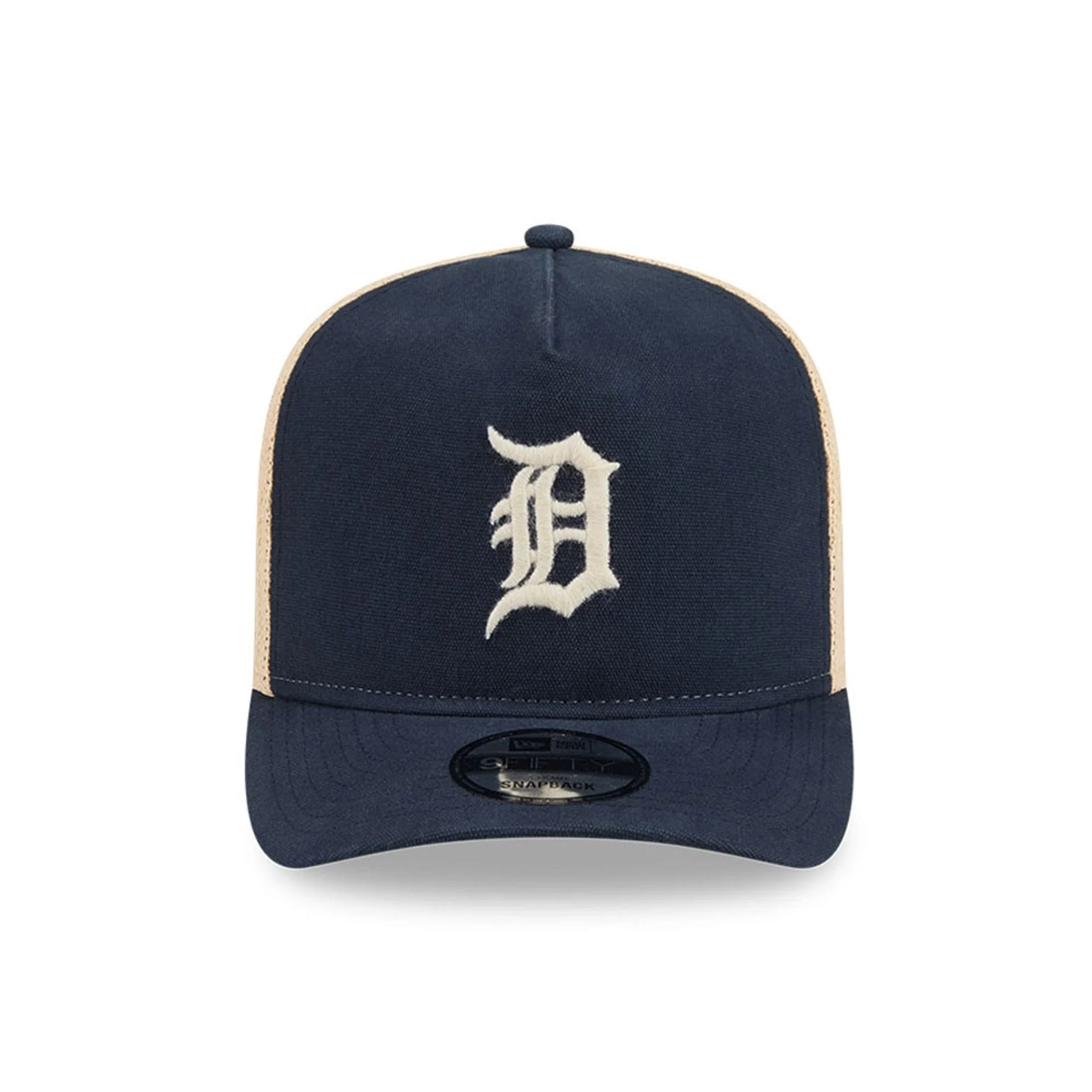 Detroit Tigers MLB Grained Navy 9FIFTY A-Frame Snapback Adjustable Cap - Image 3
