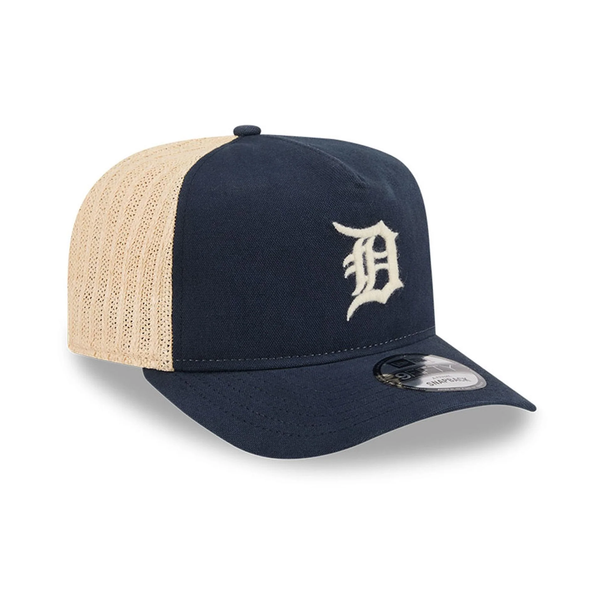 Detroit Tigers MLB Grained Navy 9FIFTY A-Frame Snapback Adjustable Cap - Image 4