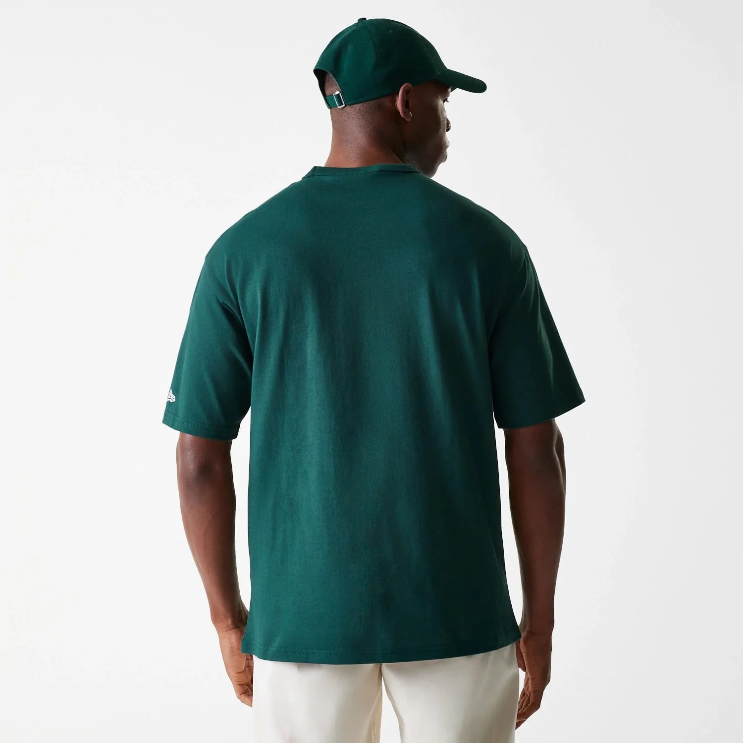 Detroit Tigers MLB Heritage Dark Green Oversized T-Shirt - Image 2