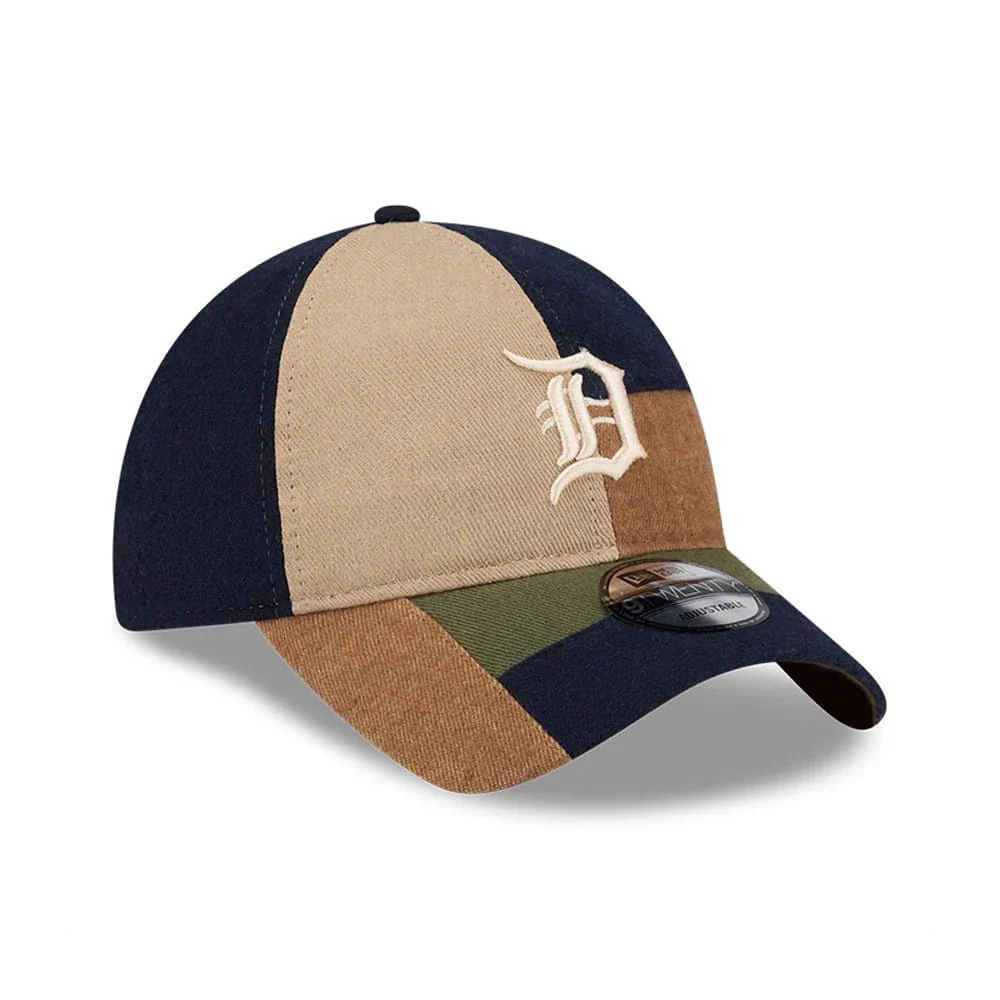Detroit Tigers MLB Patchwork Open Brown 9TWENTY Adjustable Cap - Image 4
