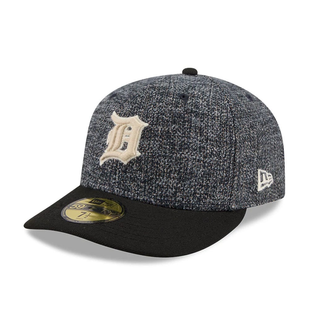 Detroit Tigers MLB Tweedy Cotton Black 59FIFTY Fitted Cap