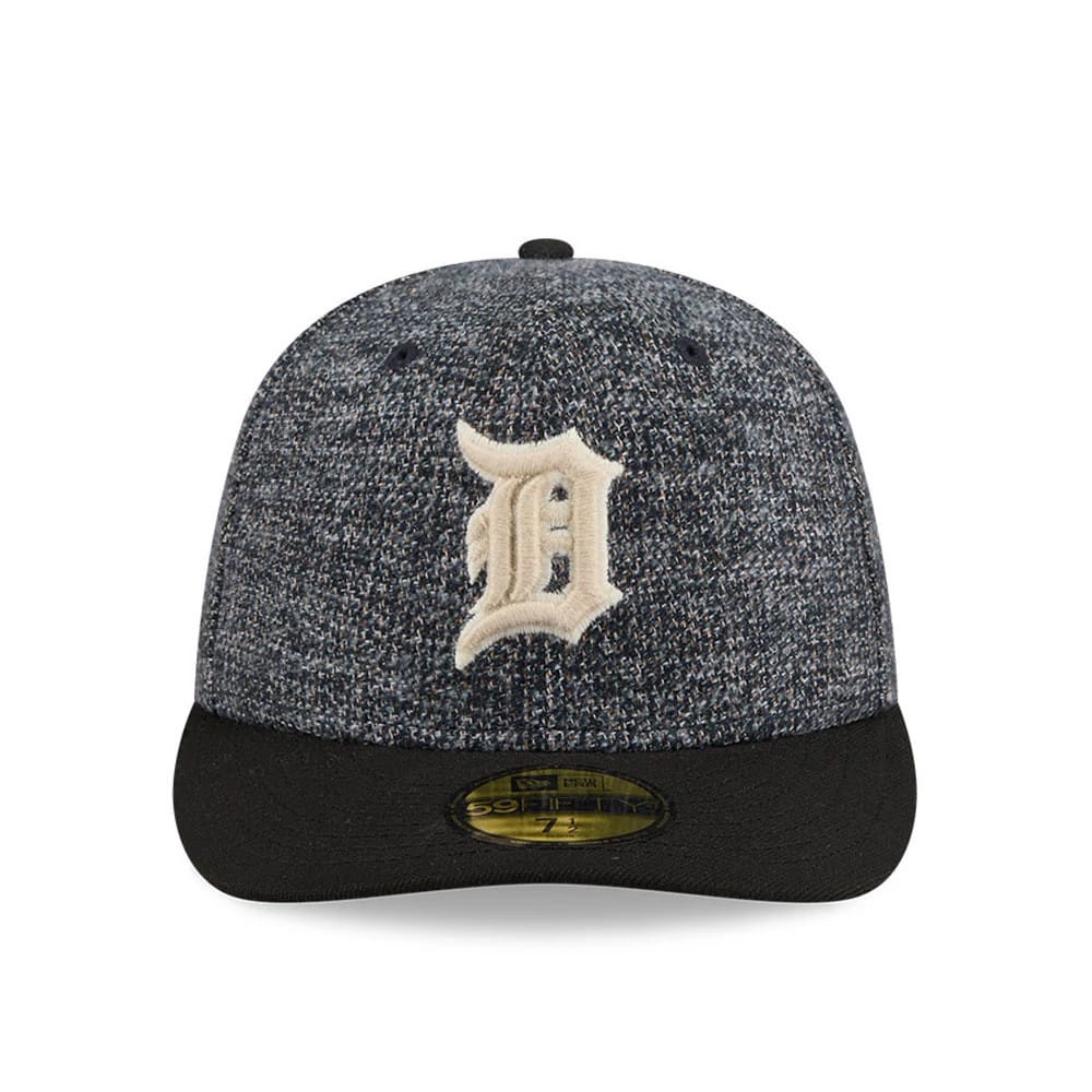 Detroit Tigers MLB Tweedy Cotton Black 59FIFTY Fitted Cap - Image 3
