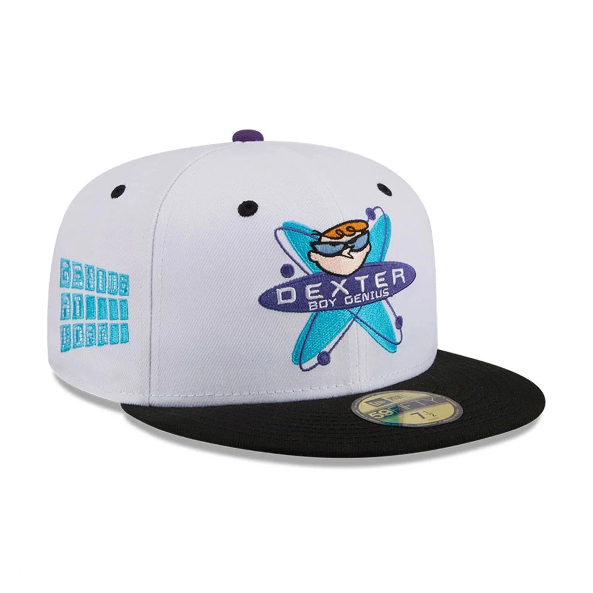 Dexter's Laboratory Genius At Work White 59FIFTY Fitted Cap