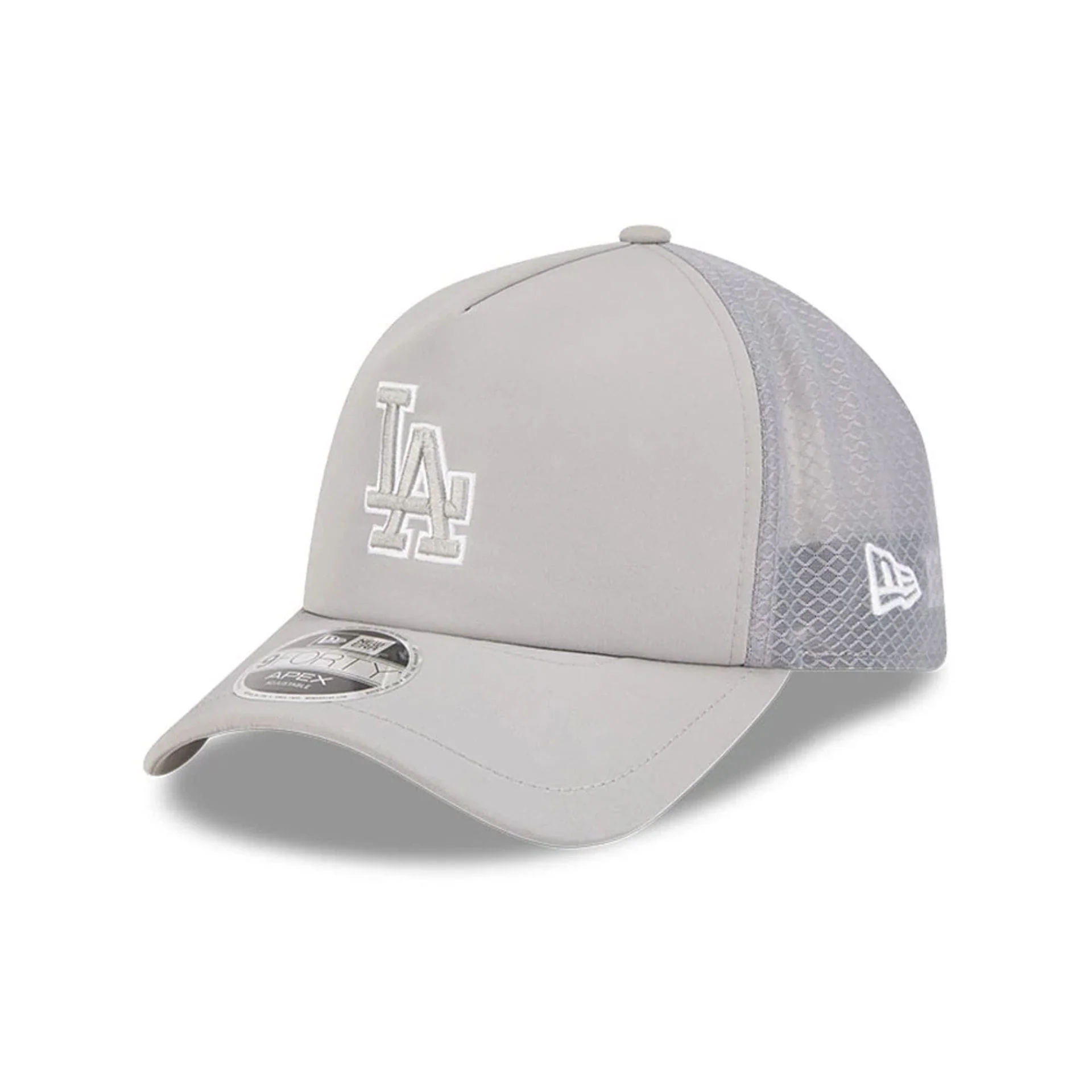 Dodgers MLB Batting Practice 2026 Grey 9FORTY Apex Adjustable Cap