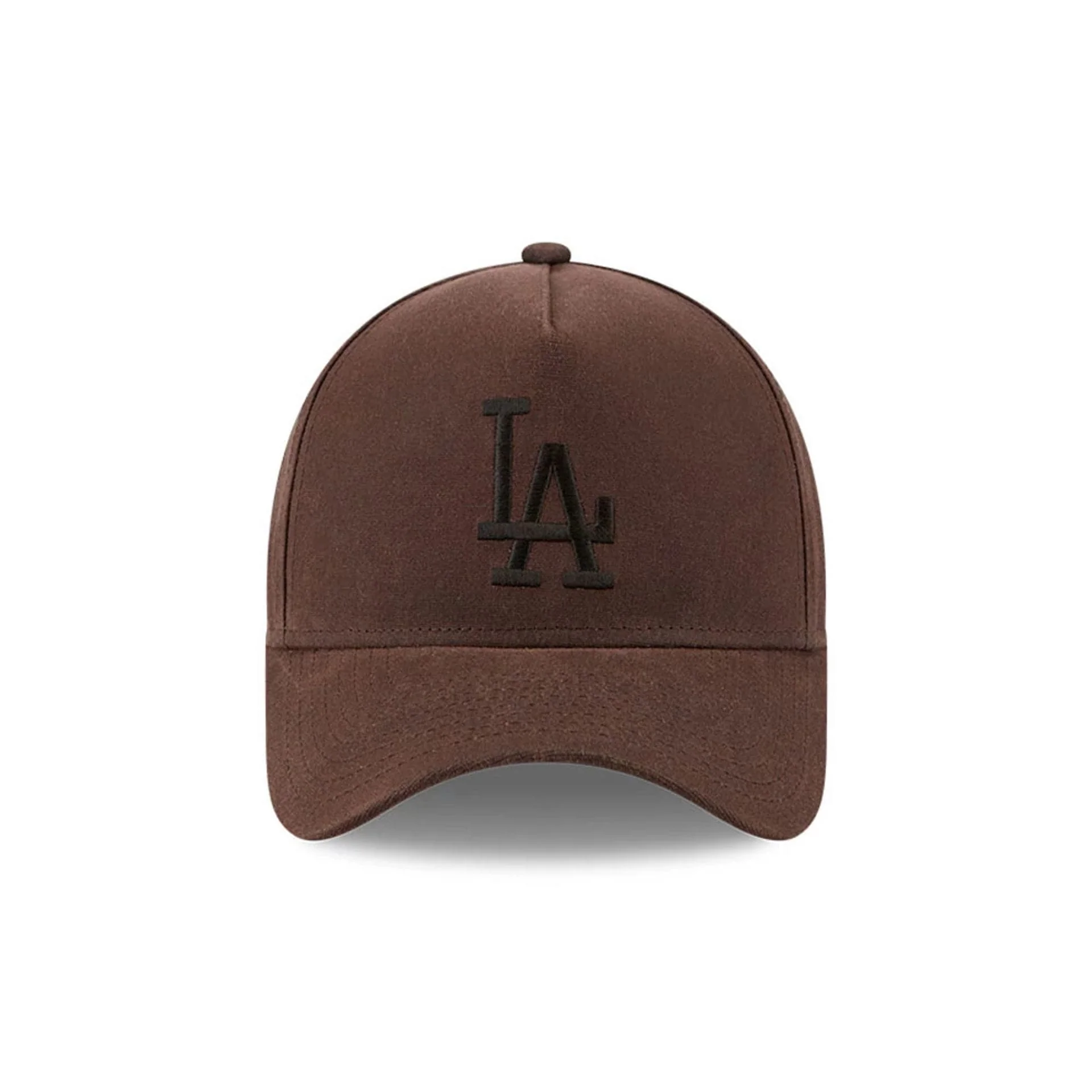 Dodgers MLB Waxy Canvas Open Brown 59FORTY A-Frame Fitted Cap - Image 2
