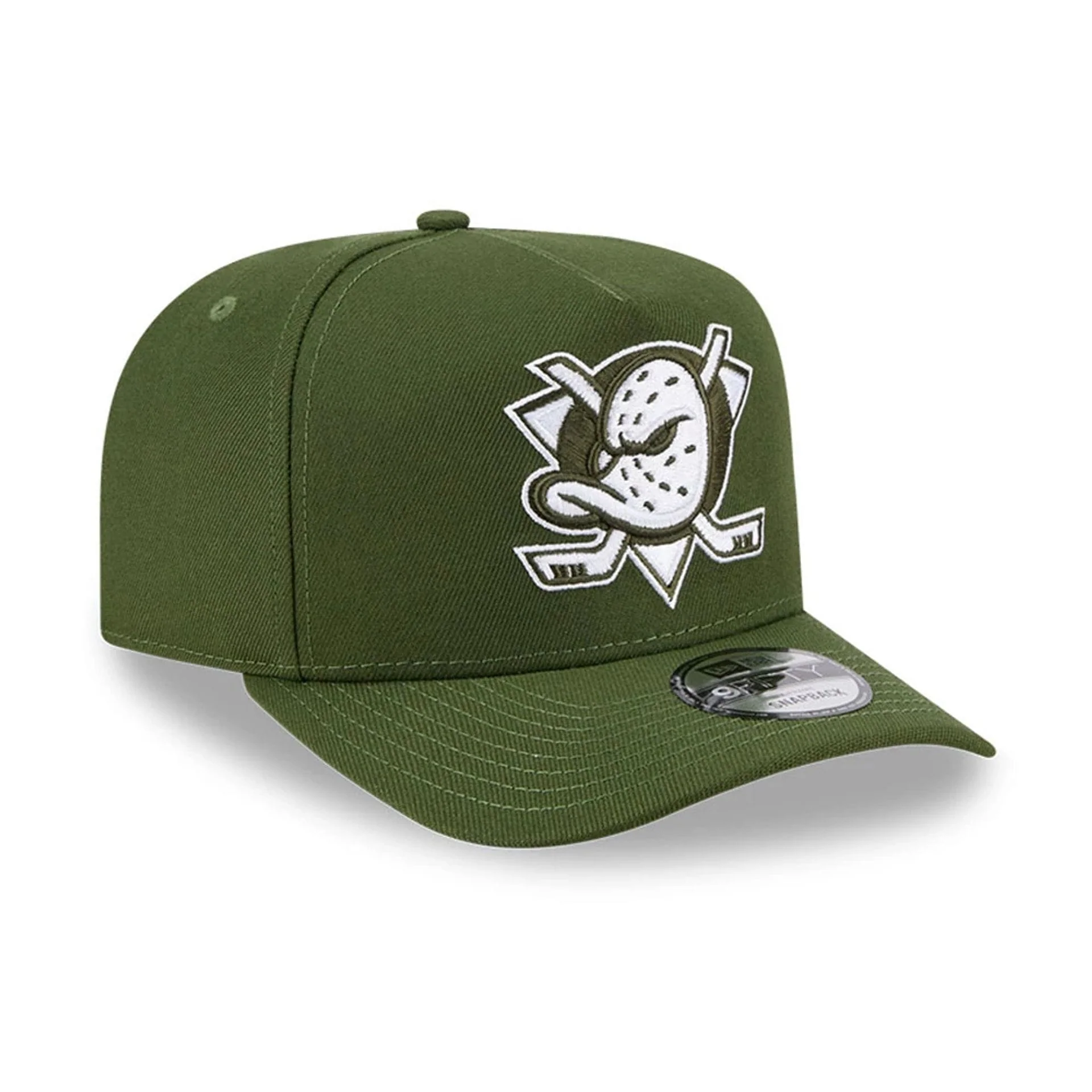 Ducks NHL Rifle Green 9FIFTY A-Frame Snapback Adjustable Cap - Image 4