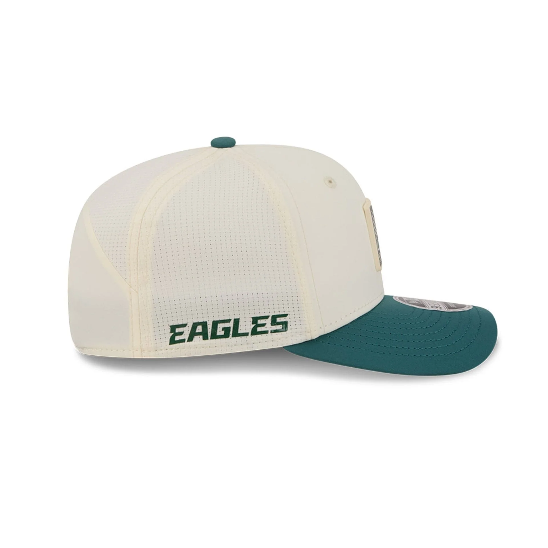 Eagles NFL Training 2026 White 9SEVENTY Stretch Snap Adjustable Cap - Image 4