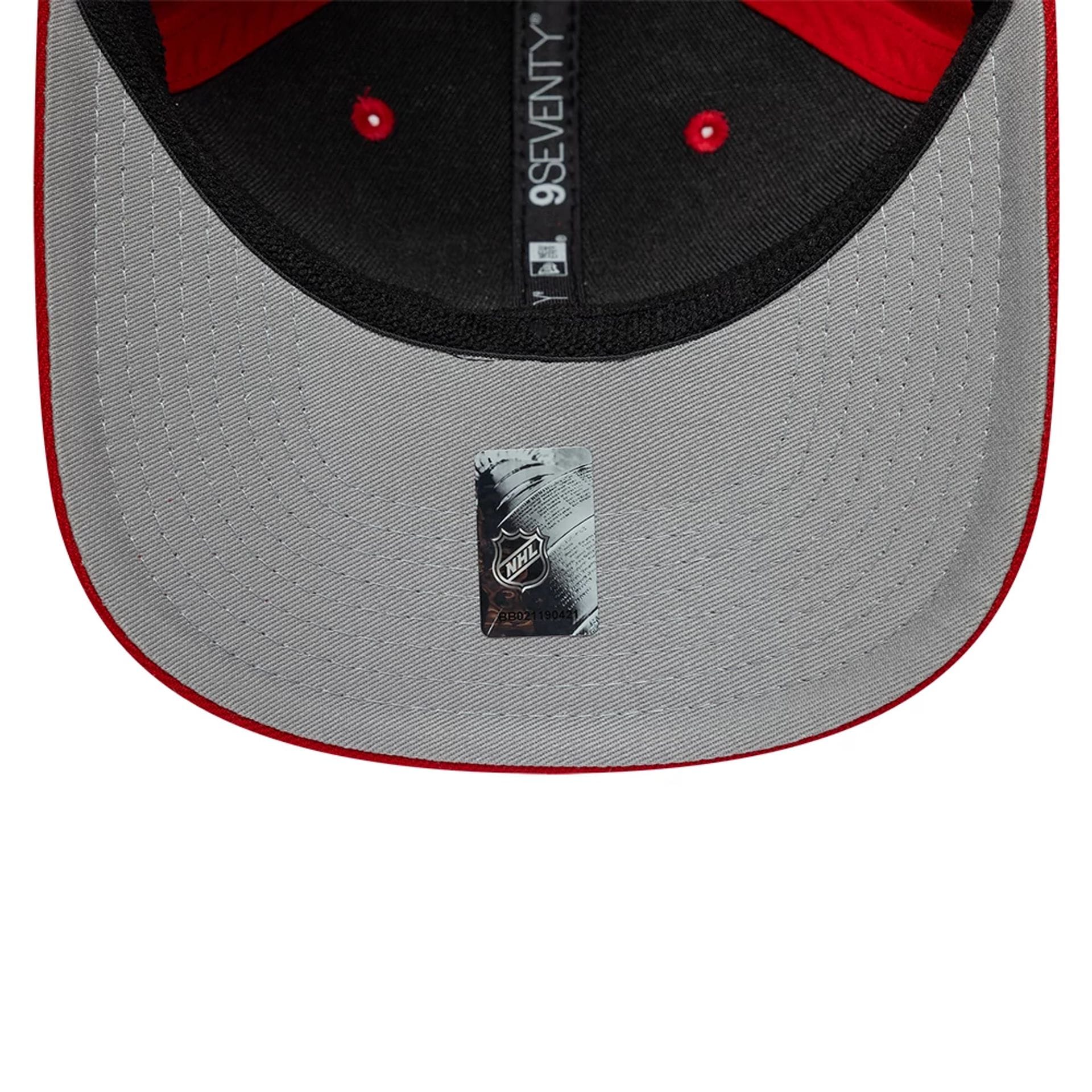 Florida Panthers NHL Team Red 9SEVENTY Stretch Snap Adjustable Cap - Image 2