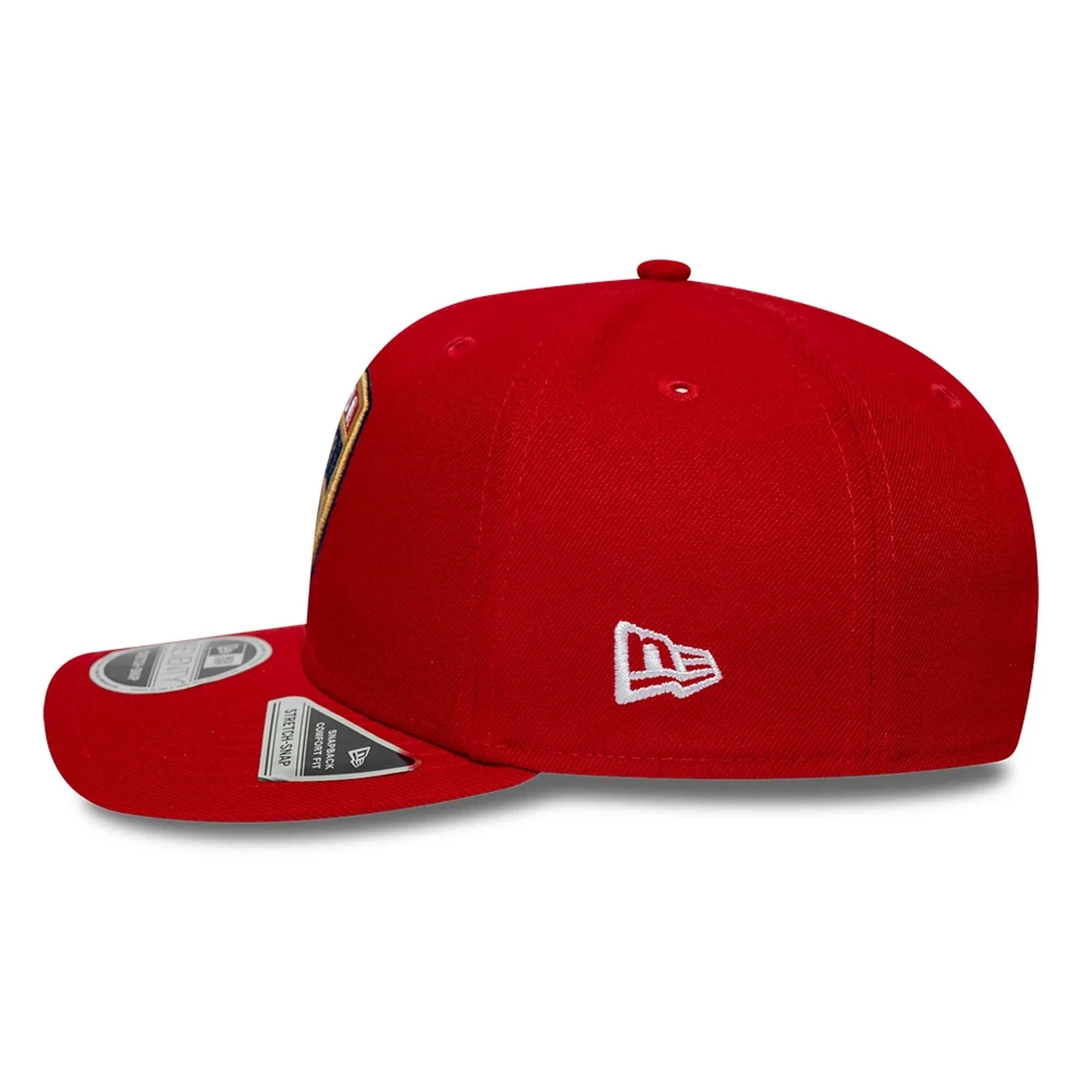 Florida Panthers NHL Team Red 9SEVENTY Stretch Snap Adjustable Cap - Image 6