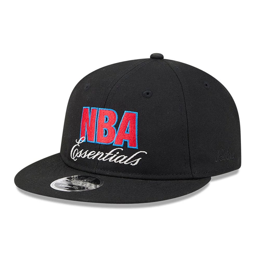 FOG x NBA Logo Black Retro Crown 9FIFTY Snapback Adjustable Cap
