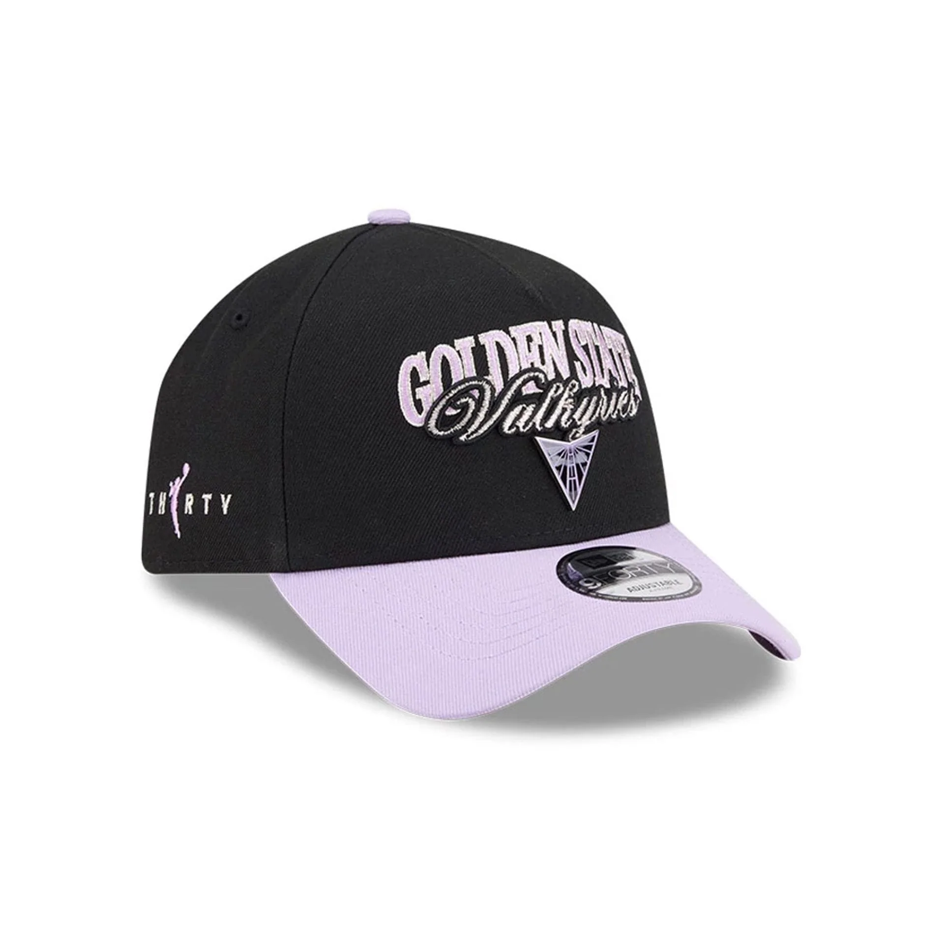 Golden State Valkyries WNBA Tip Off 2026 Black 9FORTY A-Frame Adjustable Cap - Image 3