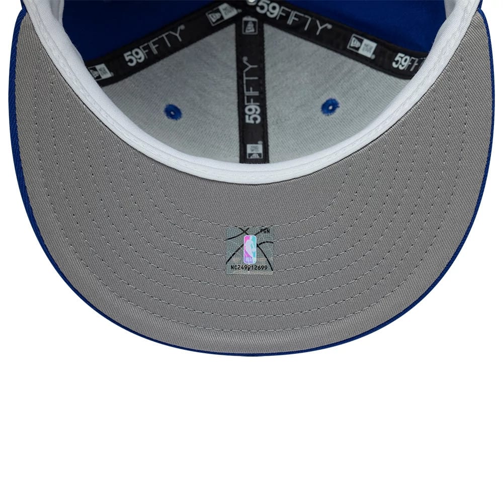 Golden State Warriors NBA Hardwood Classic Blue 59FIFTY Fitted Cap - Image 2