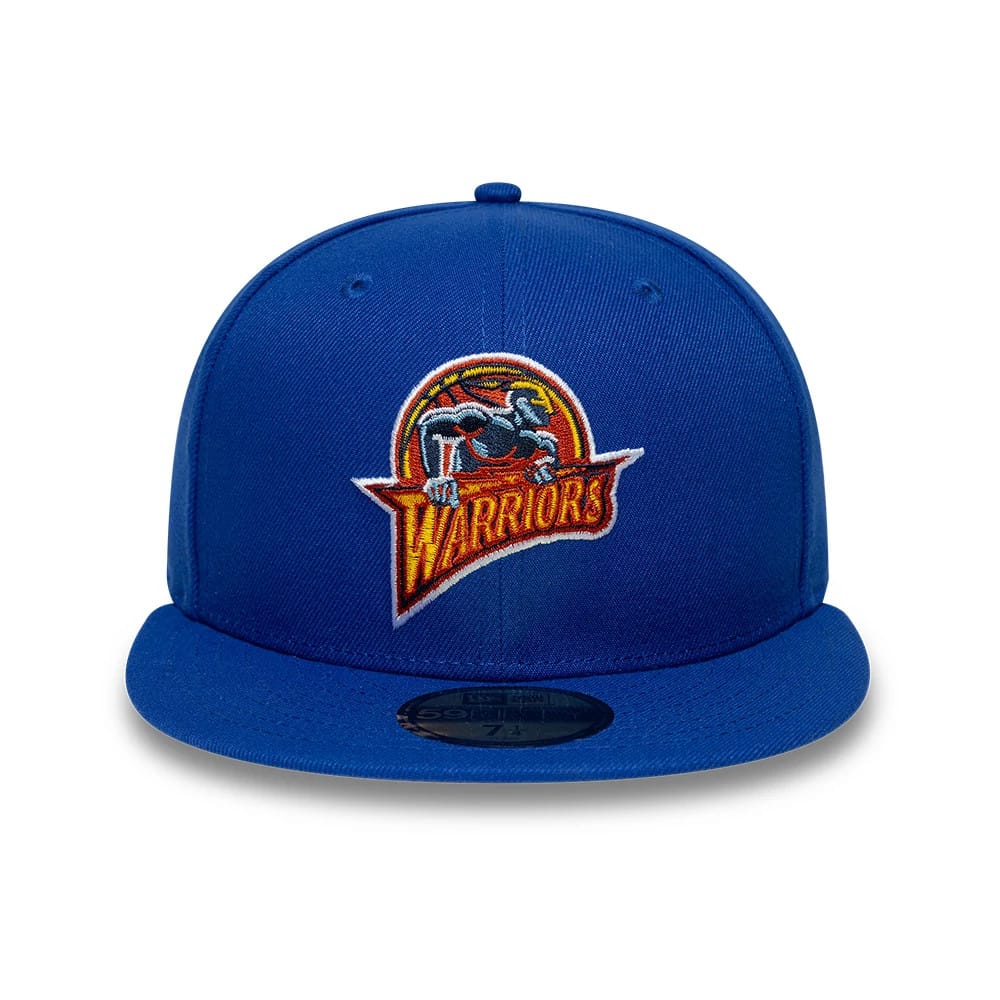 Golden State Warriors NBA Hardwood Classic Blue 59FIFTY Fitted Cap - Image 3