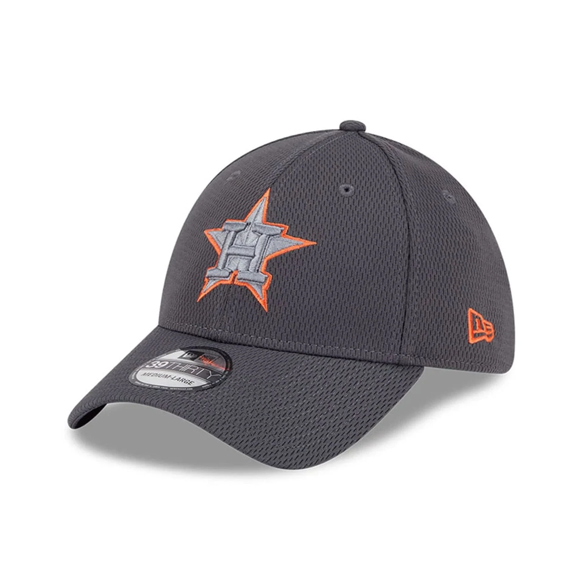 Houston Astros MLB Evergreen Dark Grey 39THIRTY Stretch Fit Cap