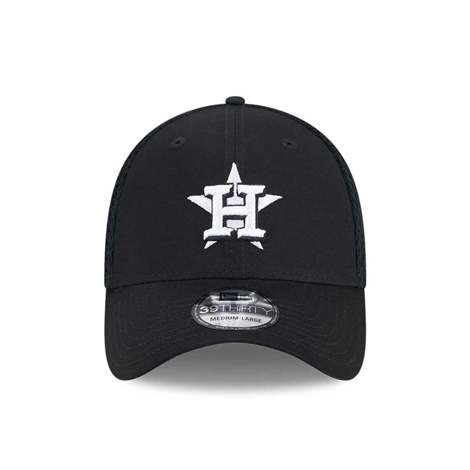 Houston Astros MLB Evergreen Neo Black 39THIRTY Stretch Fit Cap - Image 3
