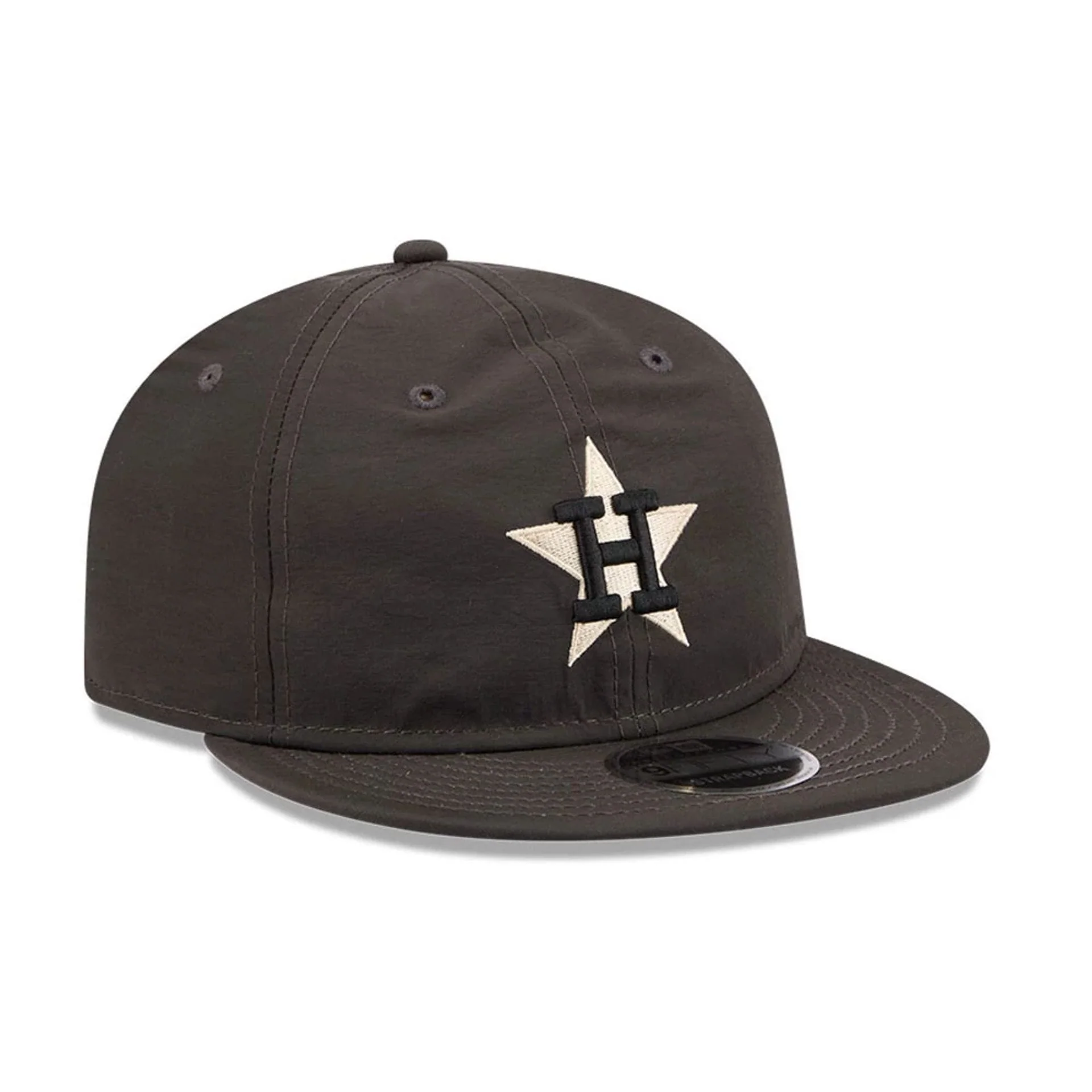 Houston Astros MLB Nylon Black Retro Crown 9FIFTY Adjustable Cap - Image 4