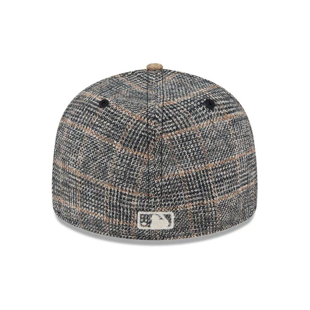 Houston Astros MLB Vintage Tweed Open Blue Retro Crown 59FIFTY Fitted Cap - Image 5