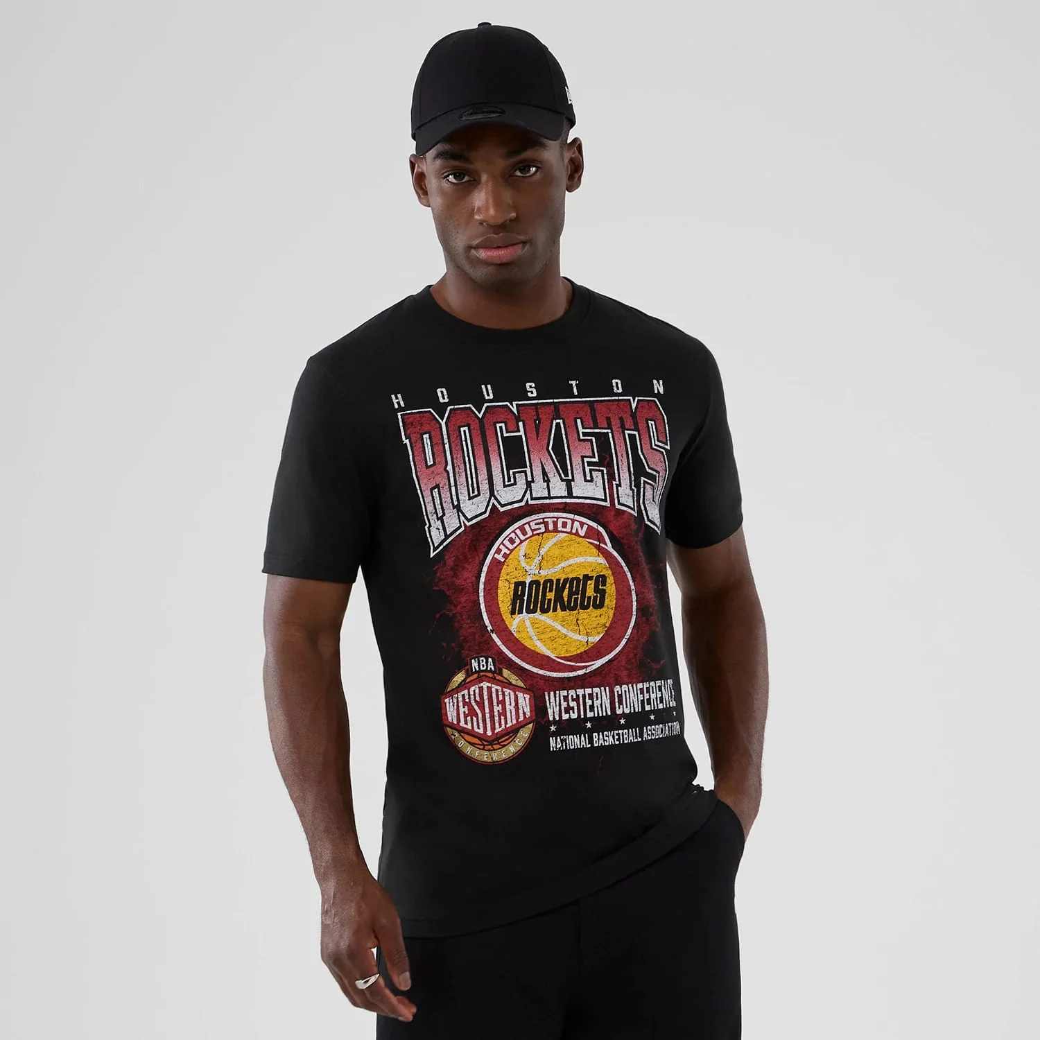 Houston Rockets NBA Hardwood Classic Black T-Shirt