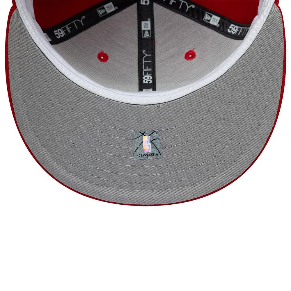 Houston Rockets NBA Hardwood Classic Red 59FIFTY Fitted Cap - Image 2