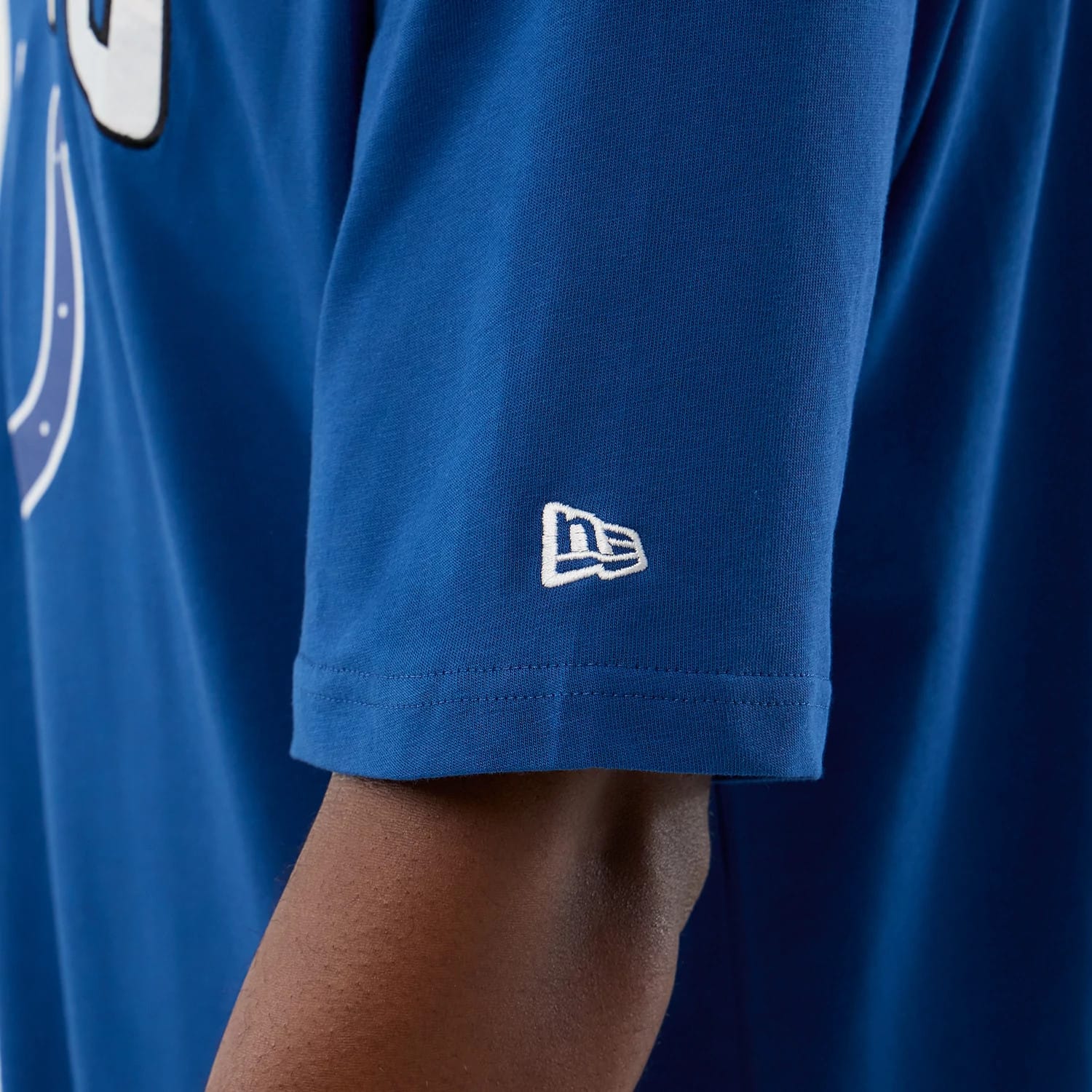 Indianapolis Colts NFL International Series Games Blue Oversized T-Shirt - Image 4