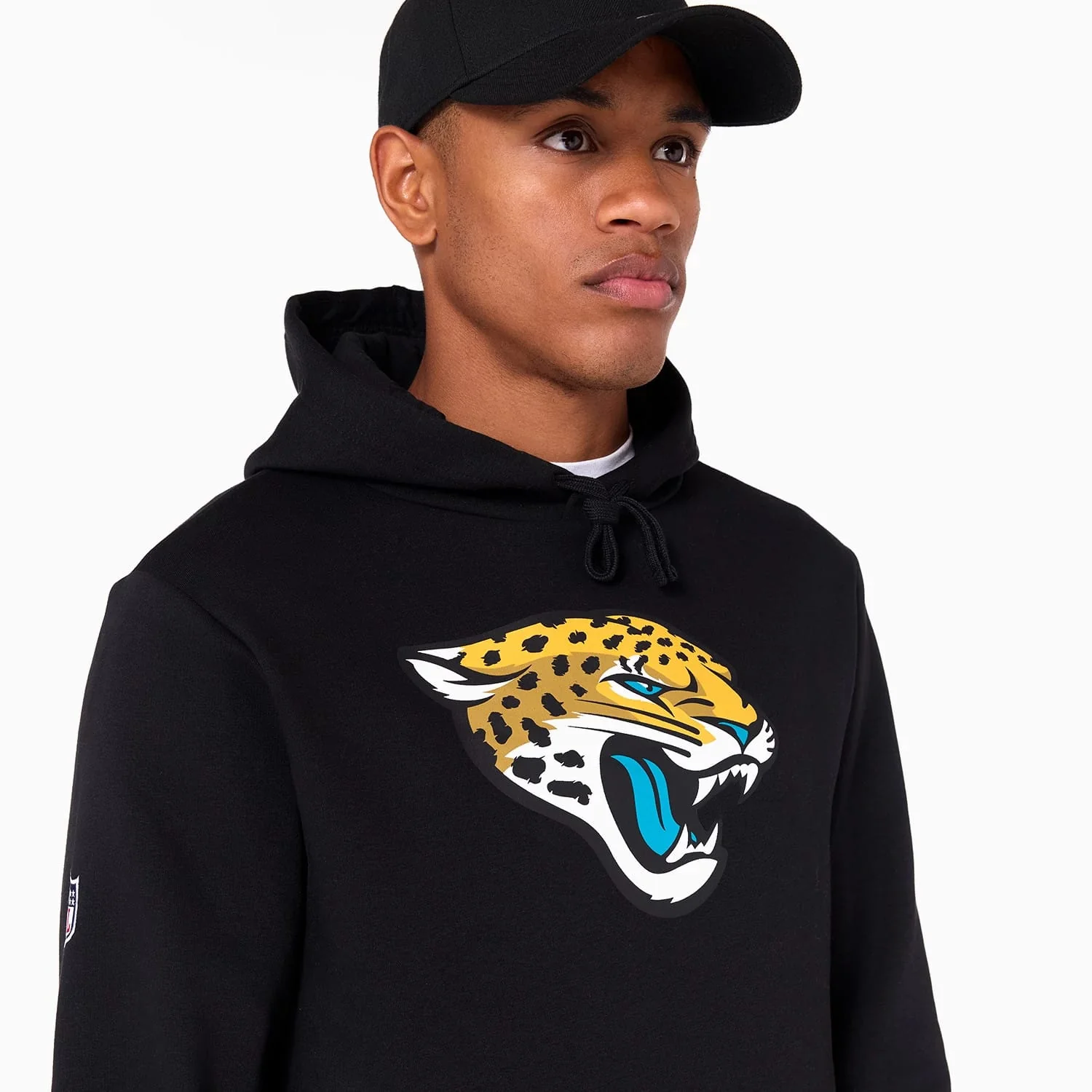 Jacksonville Jaguars NFL Black Pullover Hoodie - Image 5
