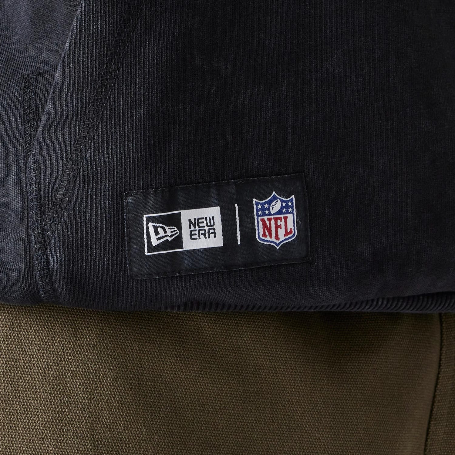 Jacksonville Jaguars NFL Games Premium Apparel Black Oversized Pullover Hoodie - Image 3