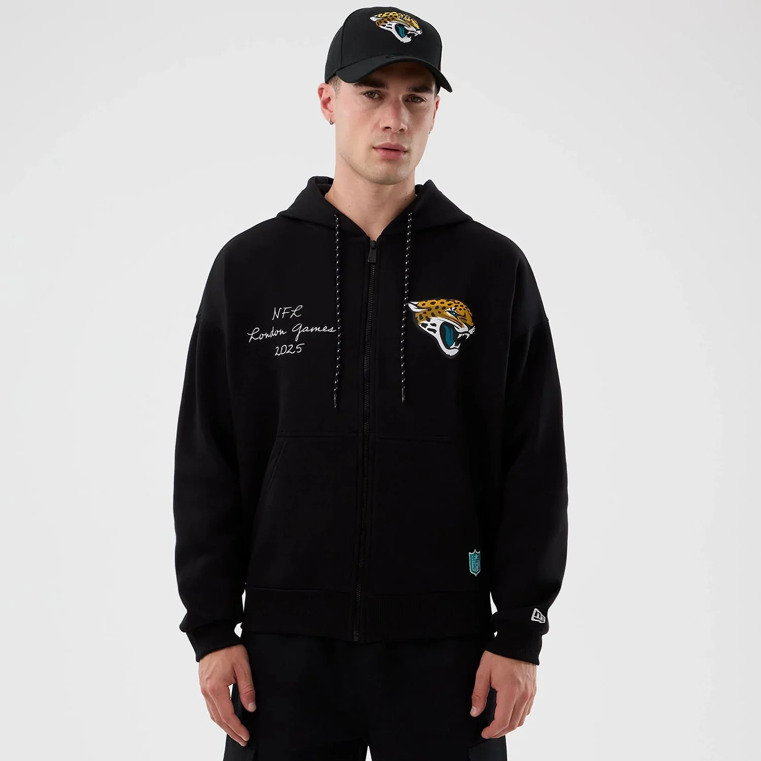 Jacksonville Jaguars NFL International Series Games Black Full Zip Hoodie