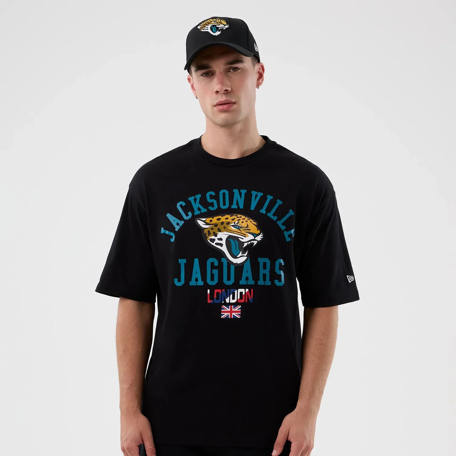 Jacksonville Jaguars NFL International Series Games Black Oversized T-Shirt