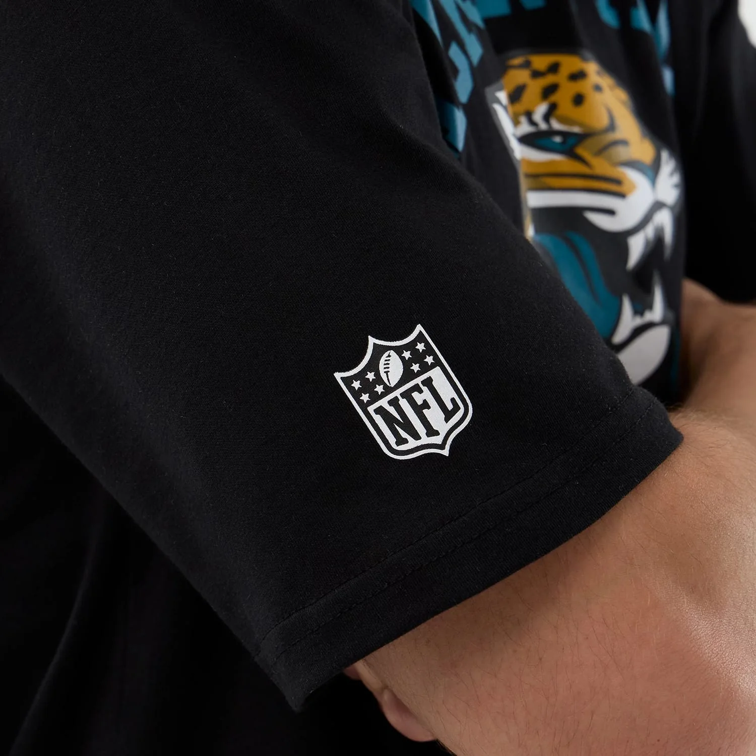 Jacksonville Jaguars NFL International Series Games Black Oversized T-Shirt - Image 5